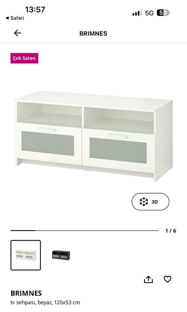ikea brimnes tv sehpası - 2
