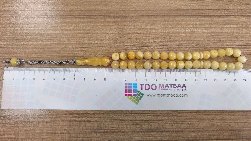 Damla Kehribar Tesbih - 3