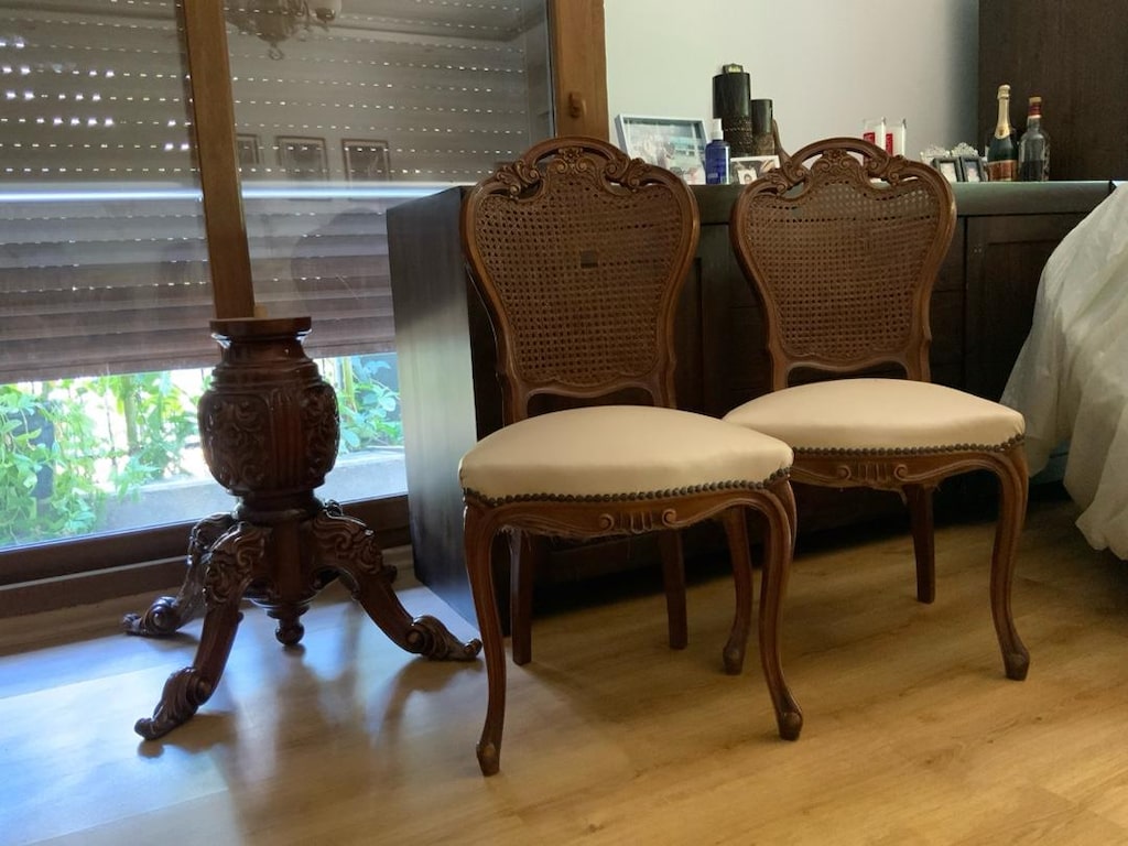 6 adet antika sandalye - 6