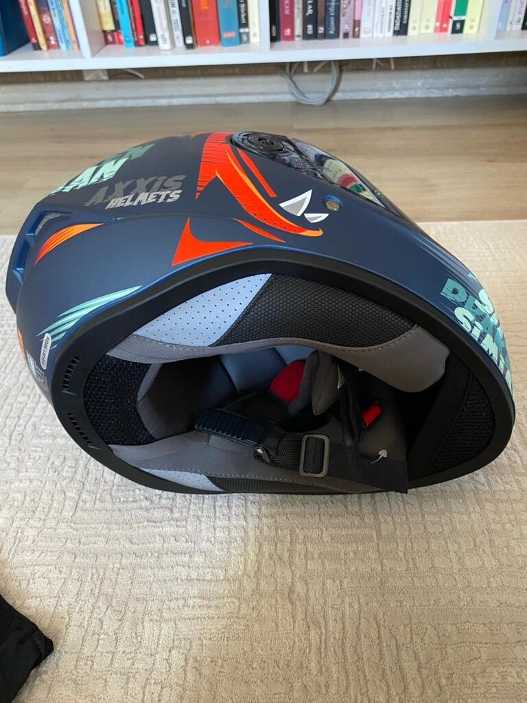 AXXİS Draken S Simian B6 Mat Full Face Kapalı Kask S beden - 7