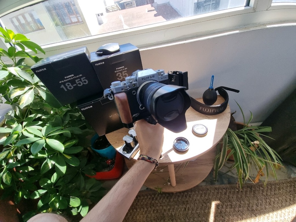 Fujifilm XT4 fotoğraf makinesi + 2 Orijinal Lens / Tam Set - 8
