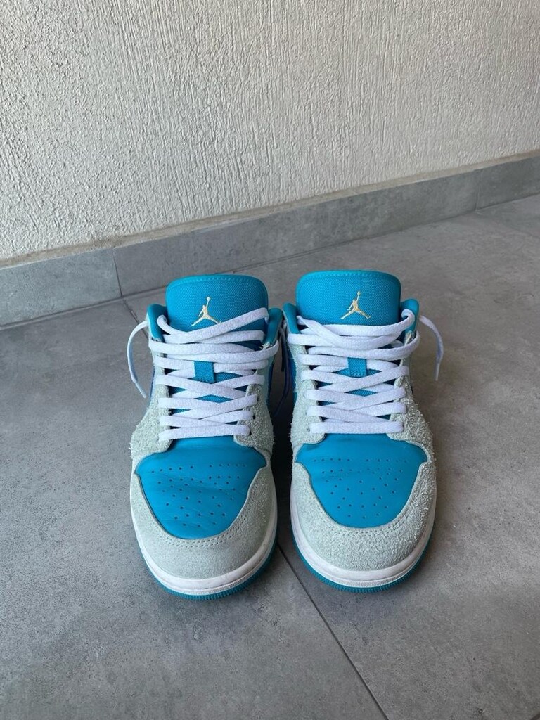 Nike Air Jordan 1 Low SE Aquatone Mor Mavi DX4334-300 EU45 Orijinal - 4