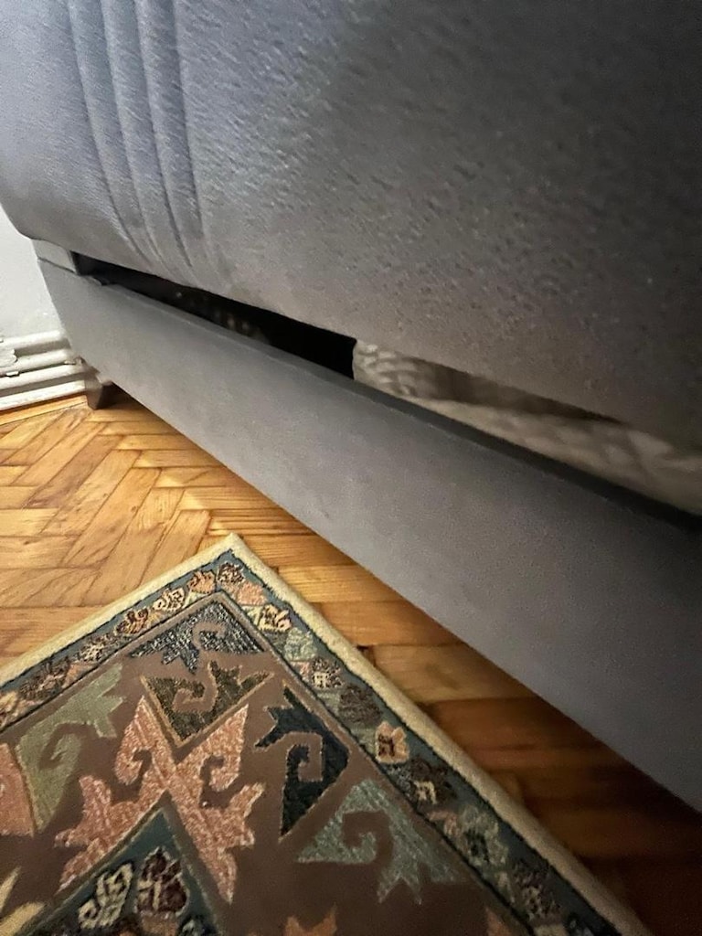 mavi üç kişilik bazalı koltuk - 8
