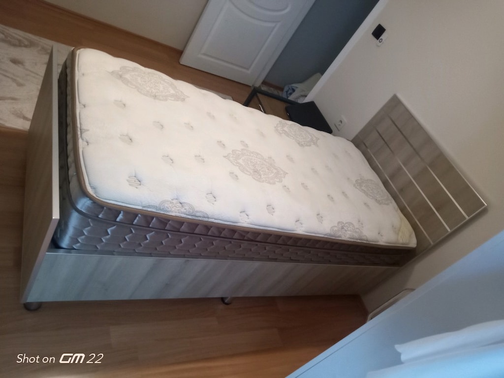Komple MDF özel yapım 1.90x90 cm tek kişilik bazali yatak - 2