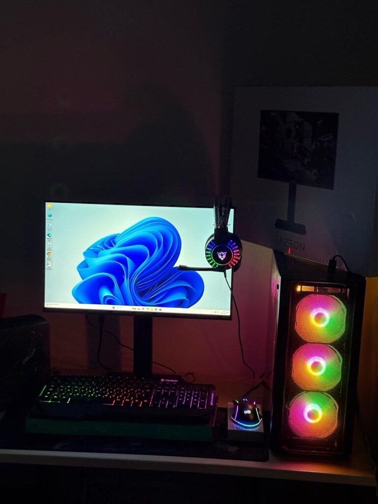 TERTEMİZ 165HZ MONİTÖRLÜ RX5600XT EKRAN KART,16GB RAM'Lİ RYZEN 5 - 9