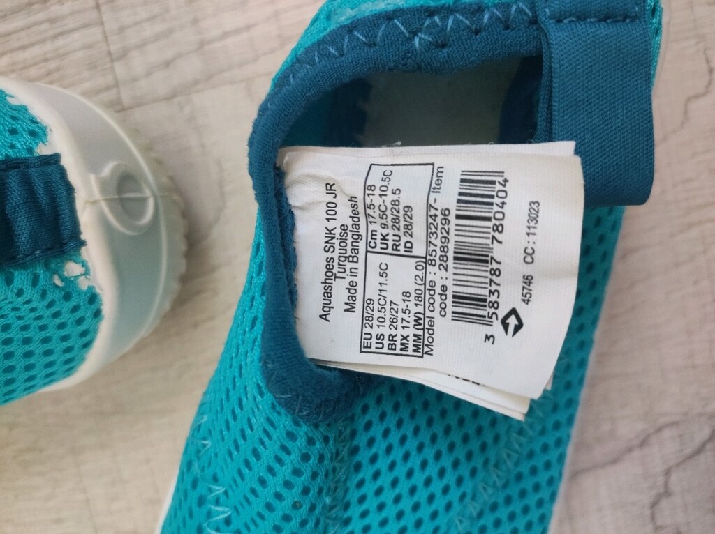 Decathlon aquashoes snk100 jr havuz ayakkabısı - 7