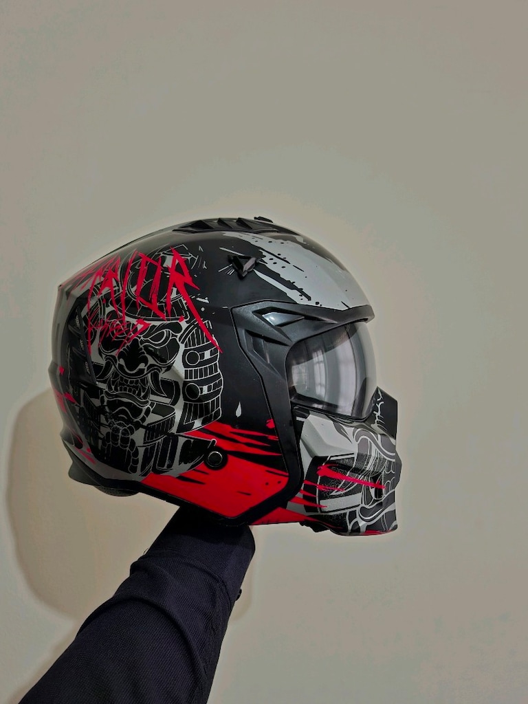 Sway X1-X Tokyo Cross Modüler Çene Çıkan Motor Kaskı L beden