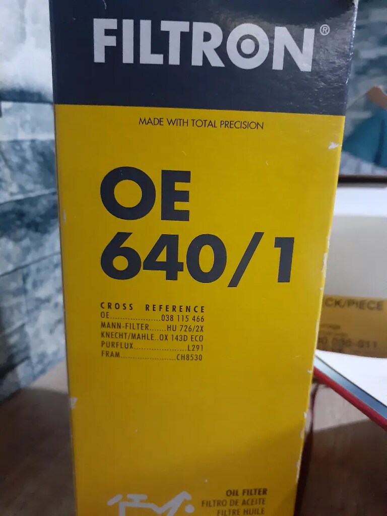 FILTRON OE 640/1 YAĞ FİLTRESİ CRAFTER