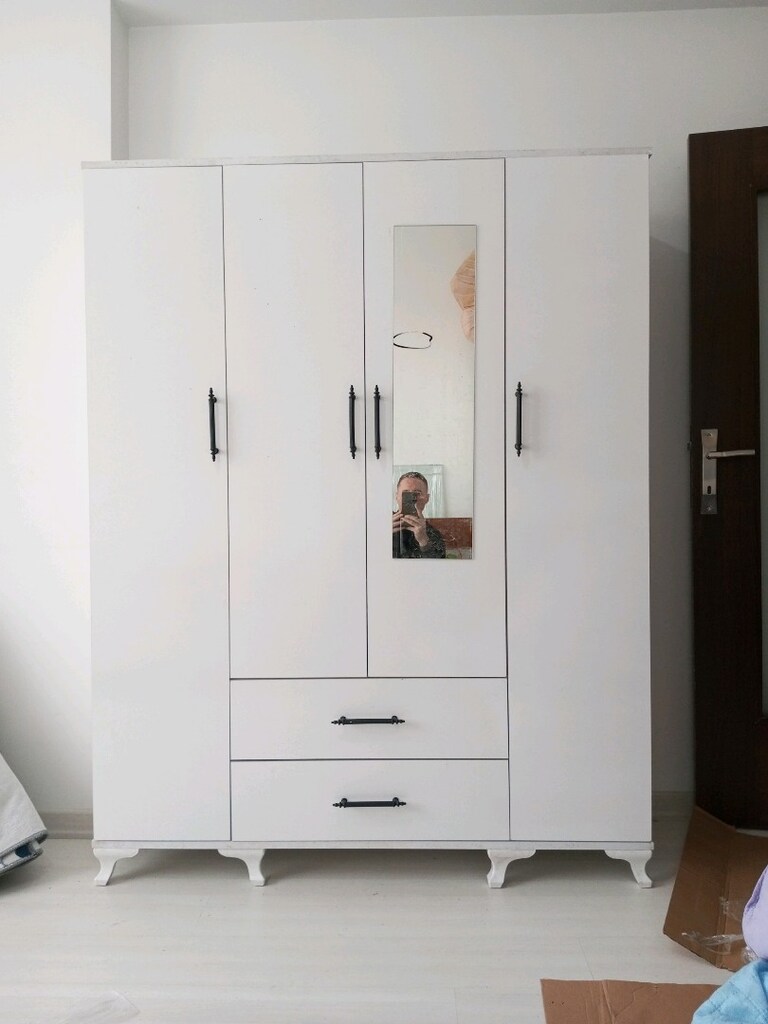 gardırop 4 kapaklı 140x180 ölçü toptan perakende satış