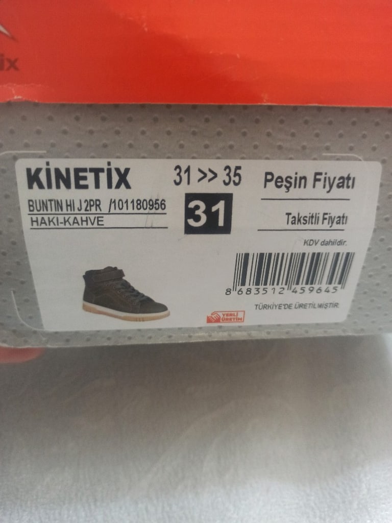 sıfır Kinetix çocuk botu 31 numara - 4