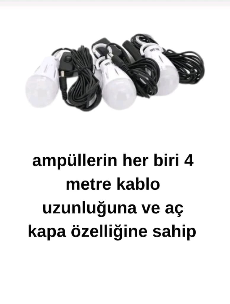 Taşınabilir Güneş Enerjili Aydınlatma Sistemi – Solar Panel - 5