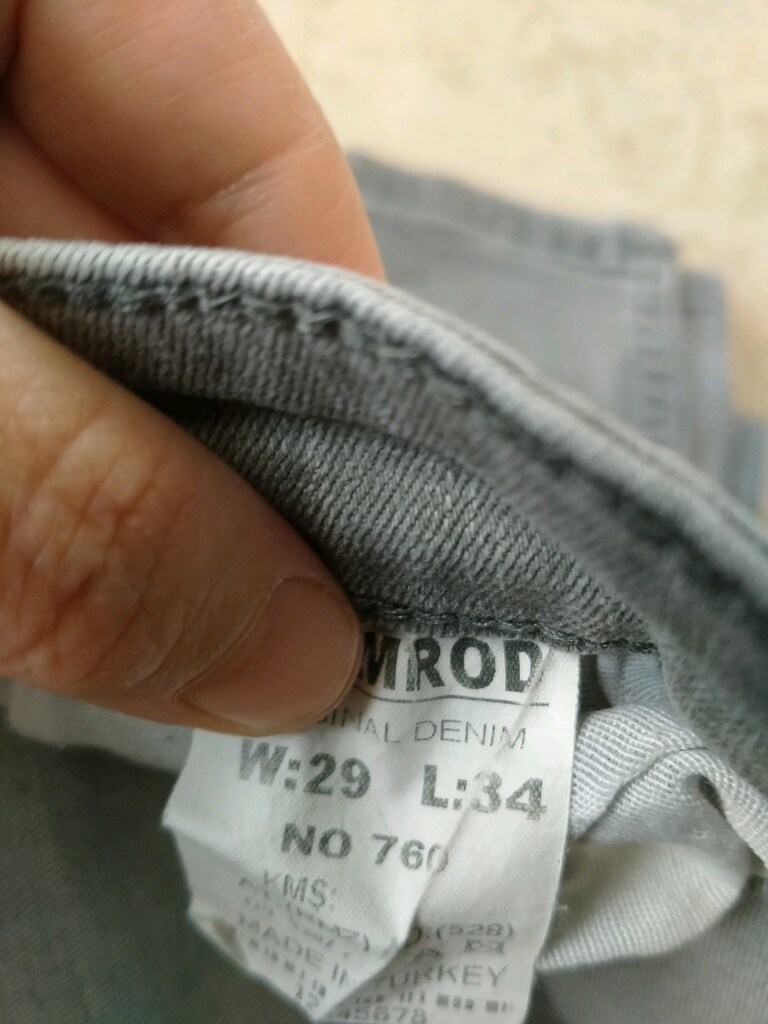 kot pantalon gri renk blue jeans - 5