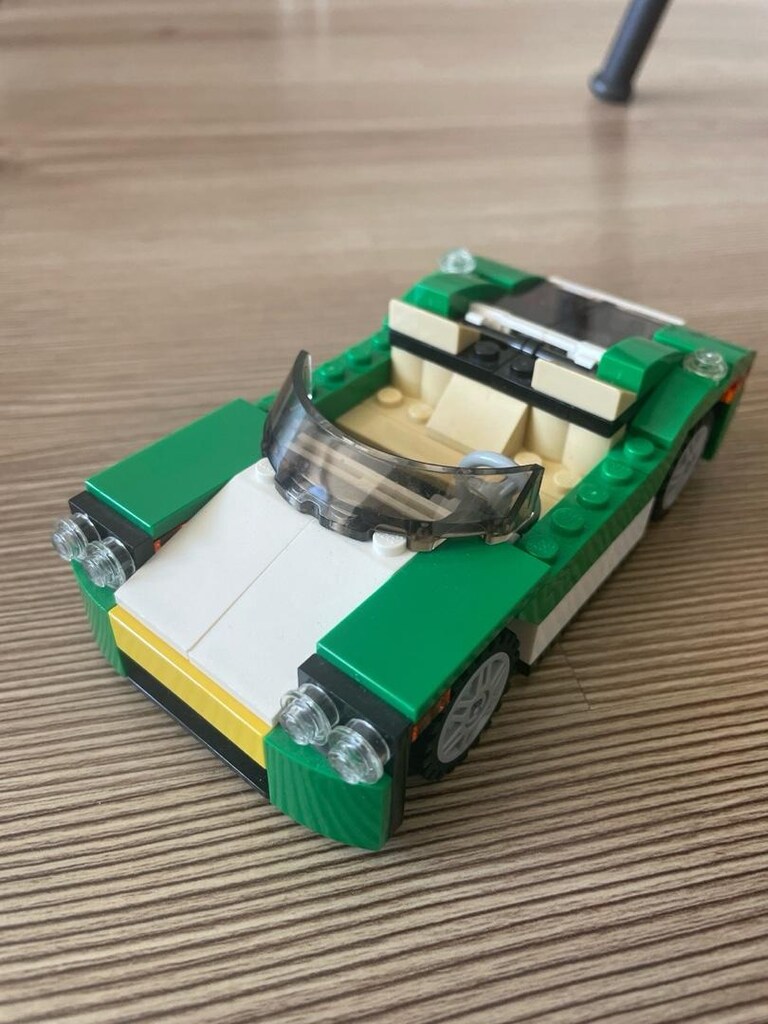 Lego araba orjinal yeşil üstü açık - 4
