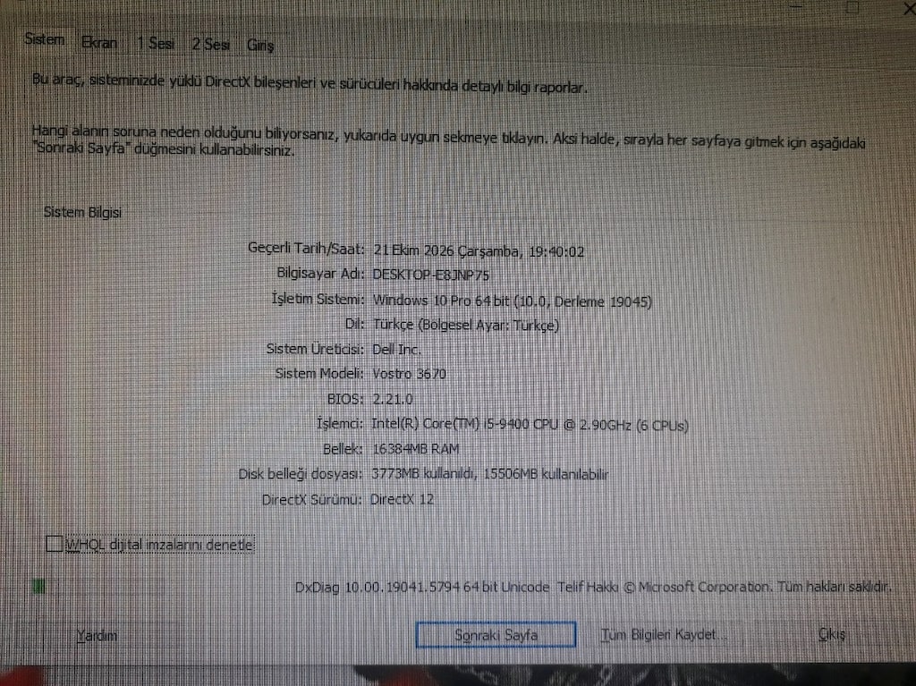 DELL Vostro tam takım Gaming PC - 3