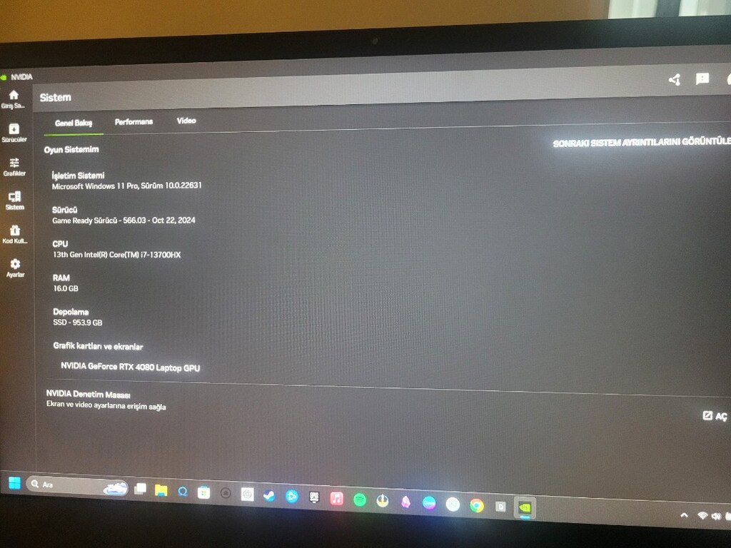 RTX 4080 + İntel i7 13700 hx - Hp Omen Gaming - 5