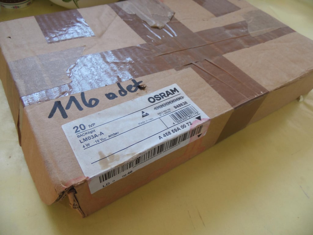 OSRAM 4W 10V iç mekan LED (Kırmızı)-Amber-196 adet- - 11