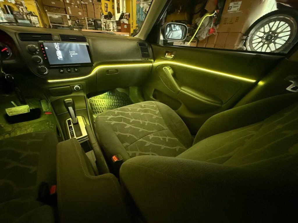 civic V TEC iç ambiyans 64 renk rgb animasyonlu - 9