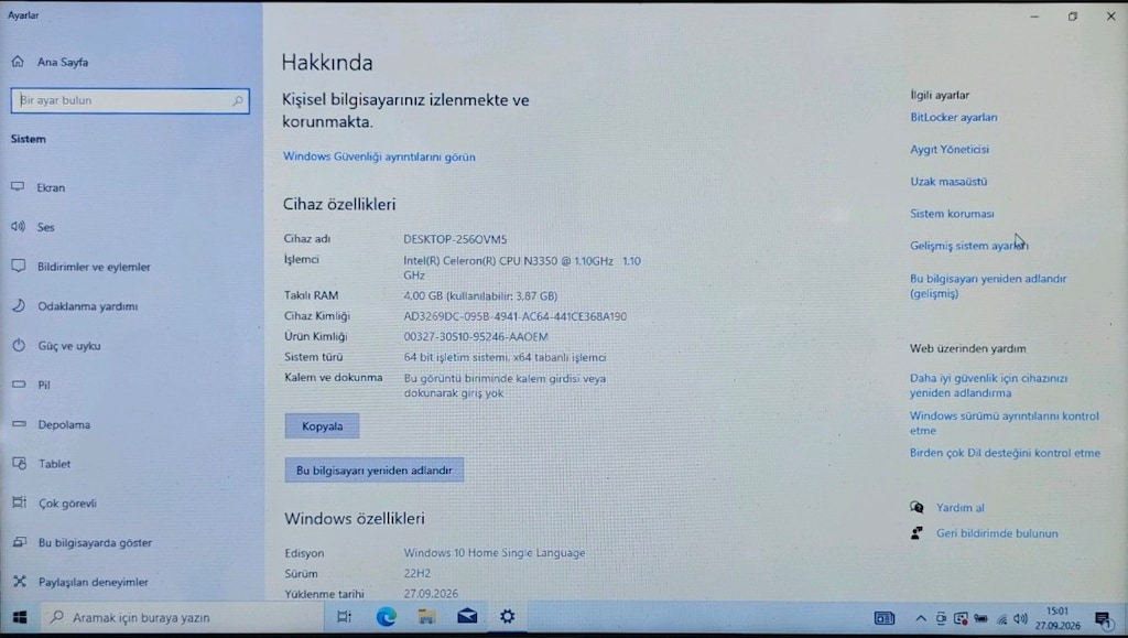 SSD'Lİ ASUS LAPTOP TERTEMIZ - 3