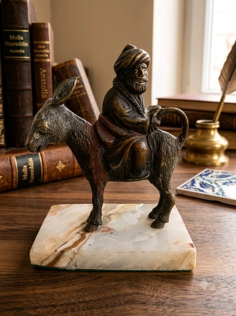Pirinç Döküm Nasreddin Hoca Ve Eşşeği - 3