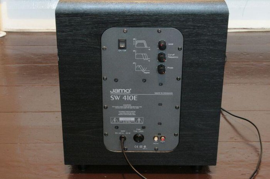jamo sw410 aktif subwoofer bass sinema woofer - 2