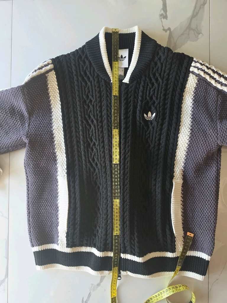 Adidas Siyah Beyaz Gri Hırka - 3