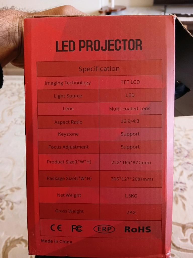 cheerlux Led HD projector - 8