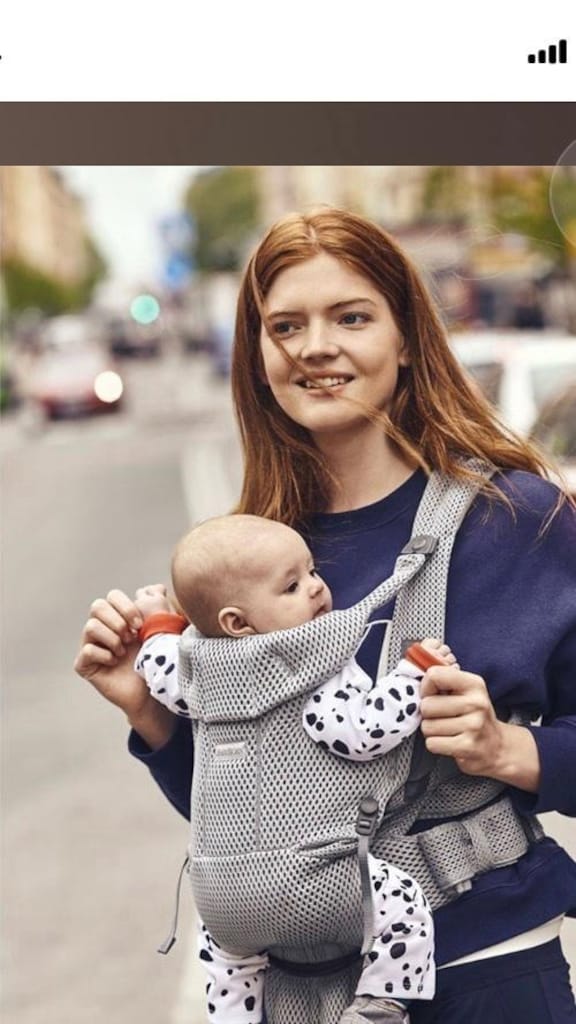BabyBjörn One Air 3D Mesh Kanguru – Tertemiz, Az Kullanılmış - 3