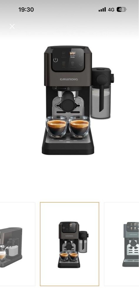 grundig espresso latte cappuccino makinesi - 5
