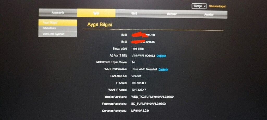 Turkcell MF910V 4.5G Süperbox - 4
