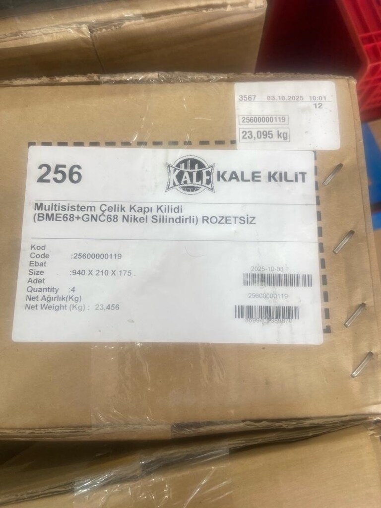KALE 14 LÜ KİLİT SETİ 256 G SIFIR ADETLİ KUTULU - 4