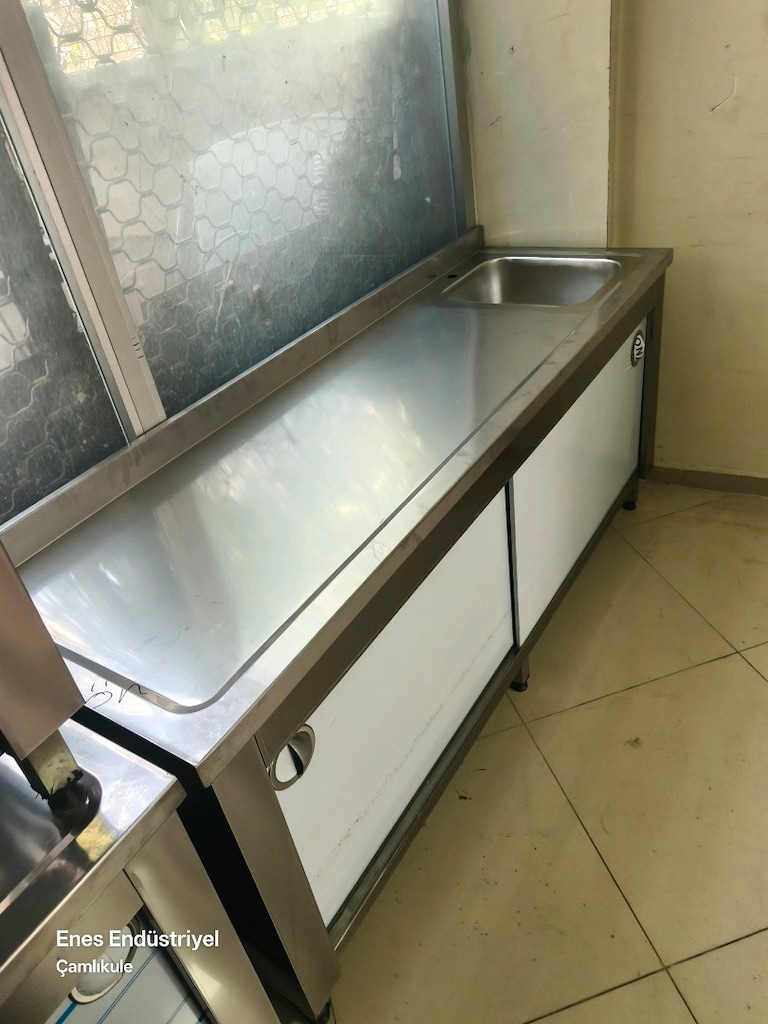krom kapaklı bulaşık yıkama evyesi - 5