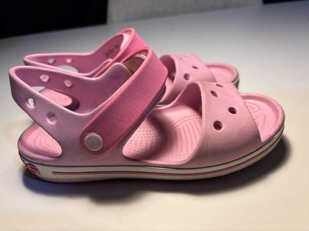 Orijinal Pembe Crocs Çocuk Sandaleti - 33-34 Numara (J2) - 3