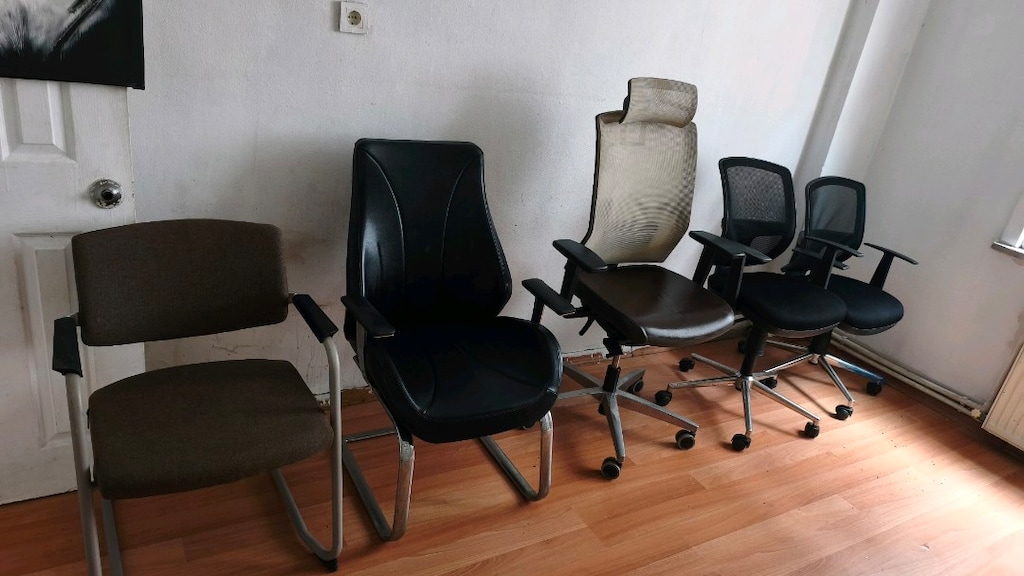 Temiz Ofis Çalışma Koltukları Amortisörleri Sağlam & Sorunsuz - 8