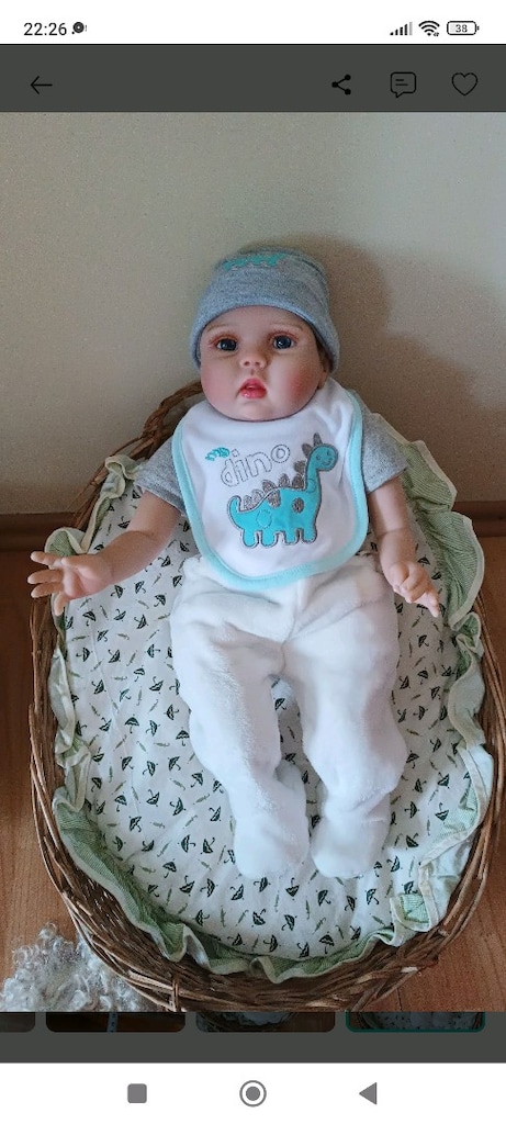 GERÇEKÇİ REBORN BEBEK OYUNCAK BEBEK SİLİKON BEBEK - 2