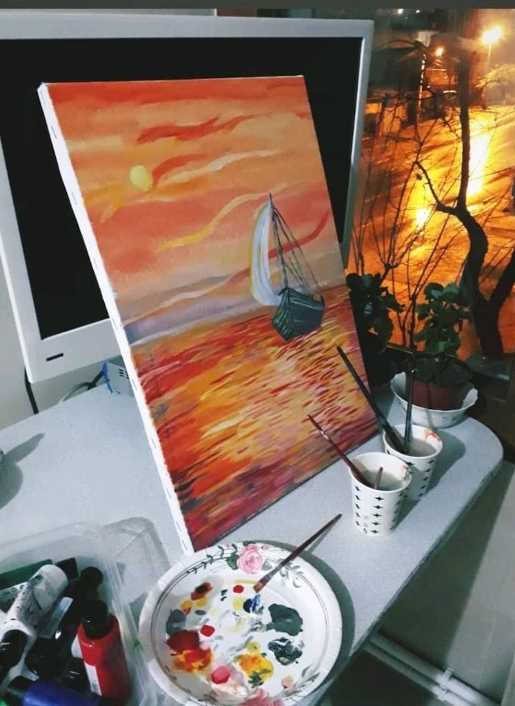 el yapımı tablo - 2