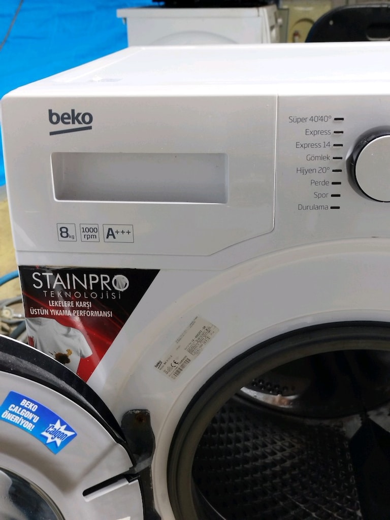 BEKO 8 KG ÇAMAŞIR MAKİNESİ İZMİR İÇİ 3 AY GARANTİMİZ VARDIR - 5