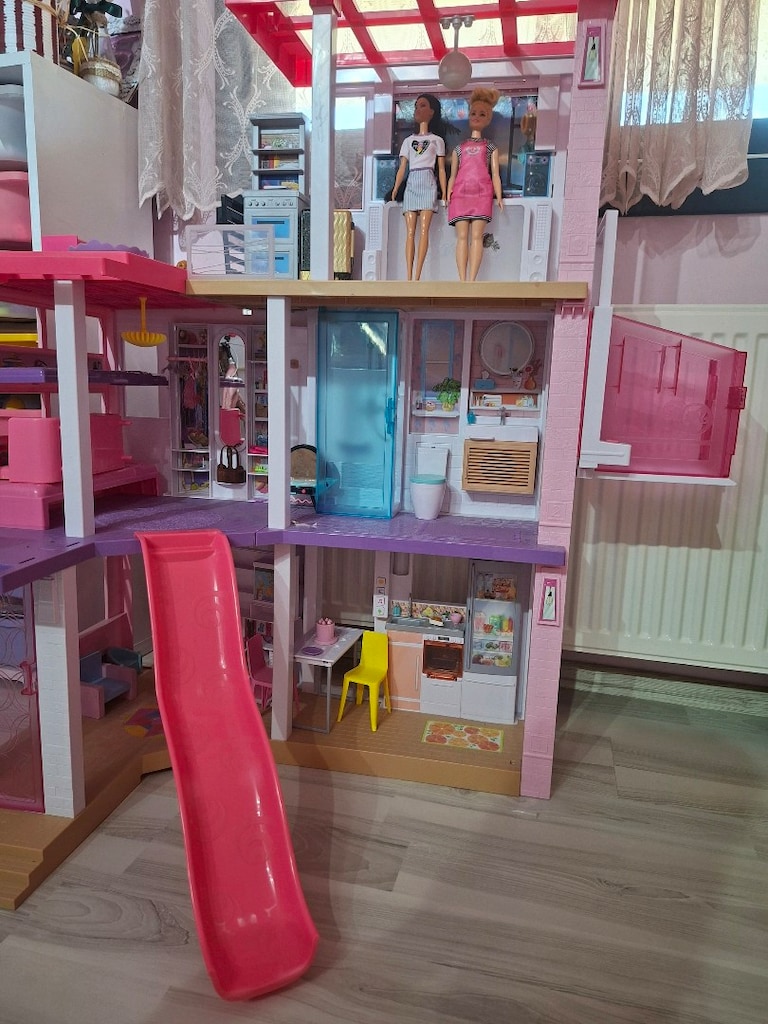3 katlı asansörlü barbie evi - 3