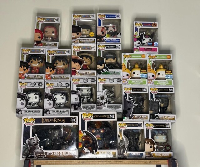 Funko POP! Toplu | One Piece, Demon Slayer, LOTR, Marvel, Sanrio, GOW