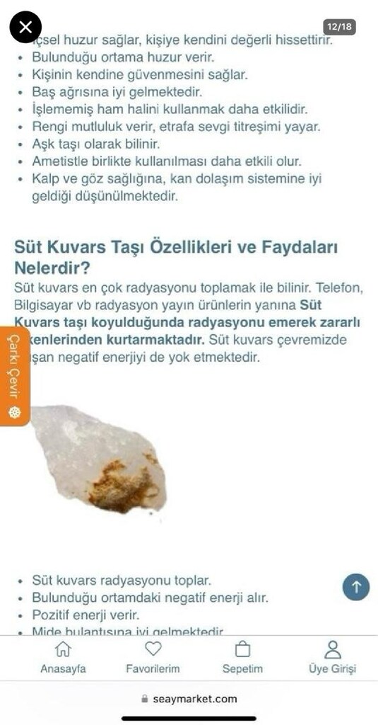 Kristal Kuvars Doğaltaş Kolye - 10