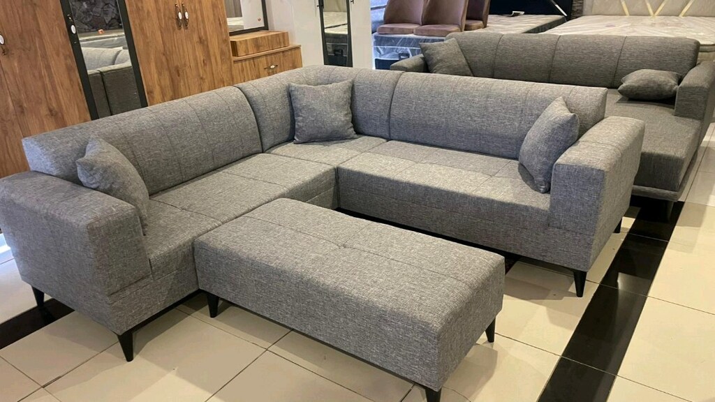 l köşe koltuk takımı standart sabit - 2