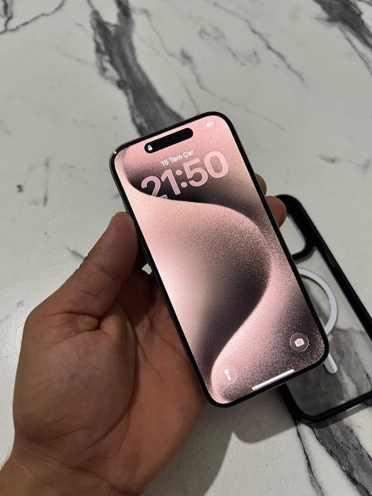 iPhone 15 Pro çift fiziki hat pil 89 60 gün süresi var deyisen parça - 8