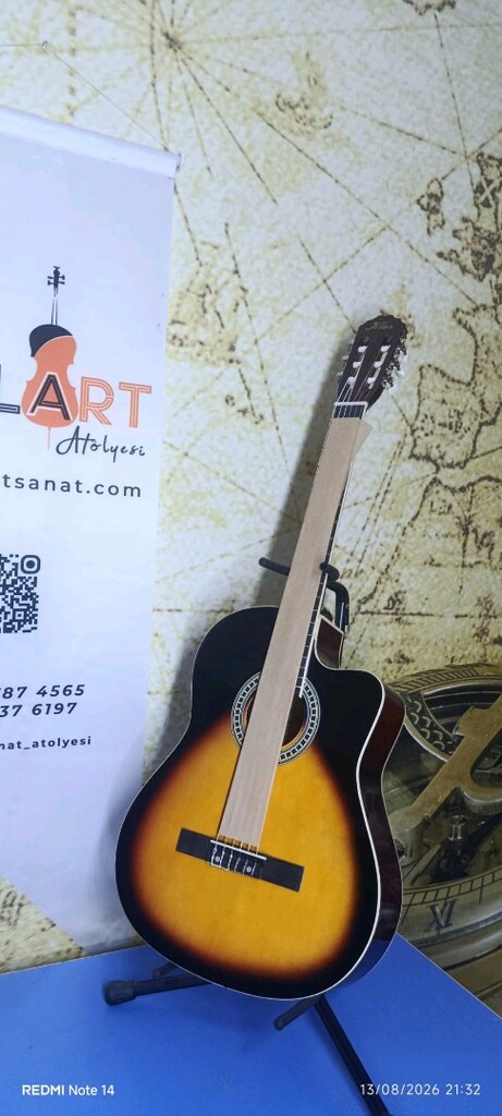 tam profesyonel sap ayarlı klasik gitar - 3