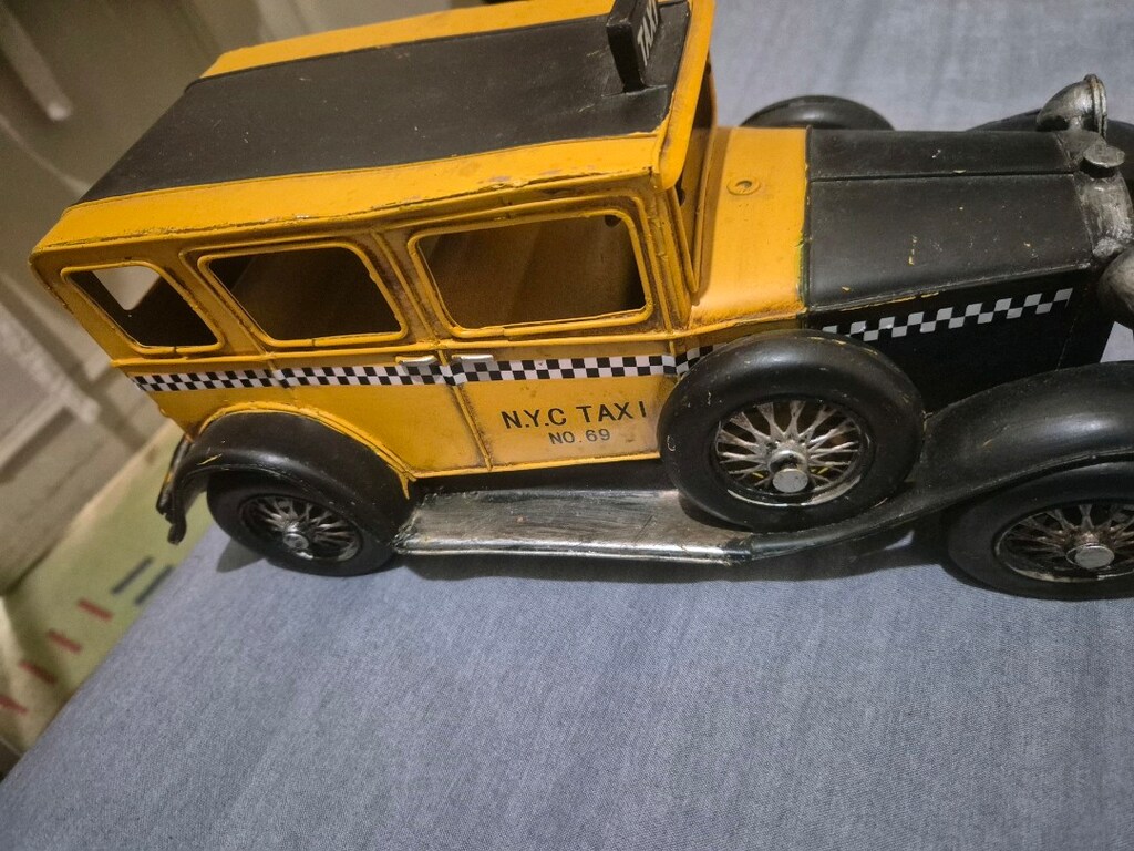 Dekorluk Teneke araba - 4