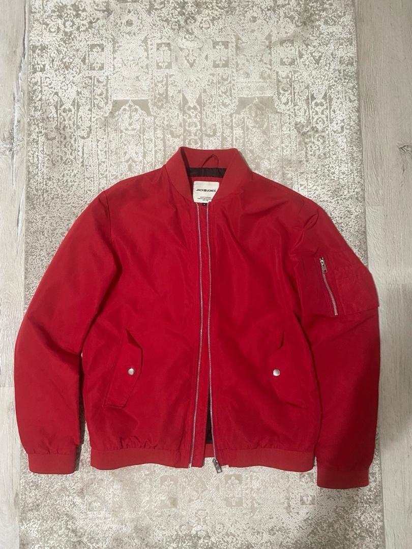 Jack & Jones Kırmızı Bomber Ceket - 2