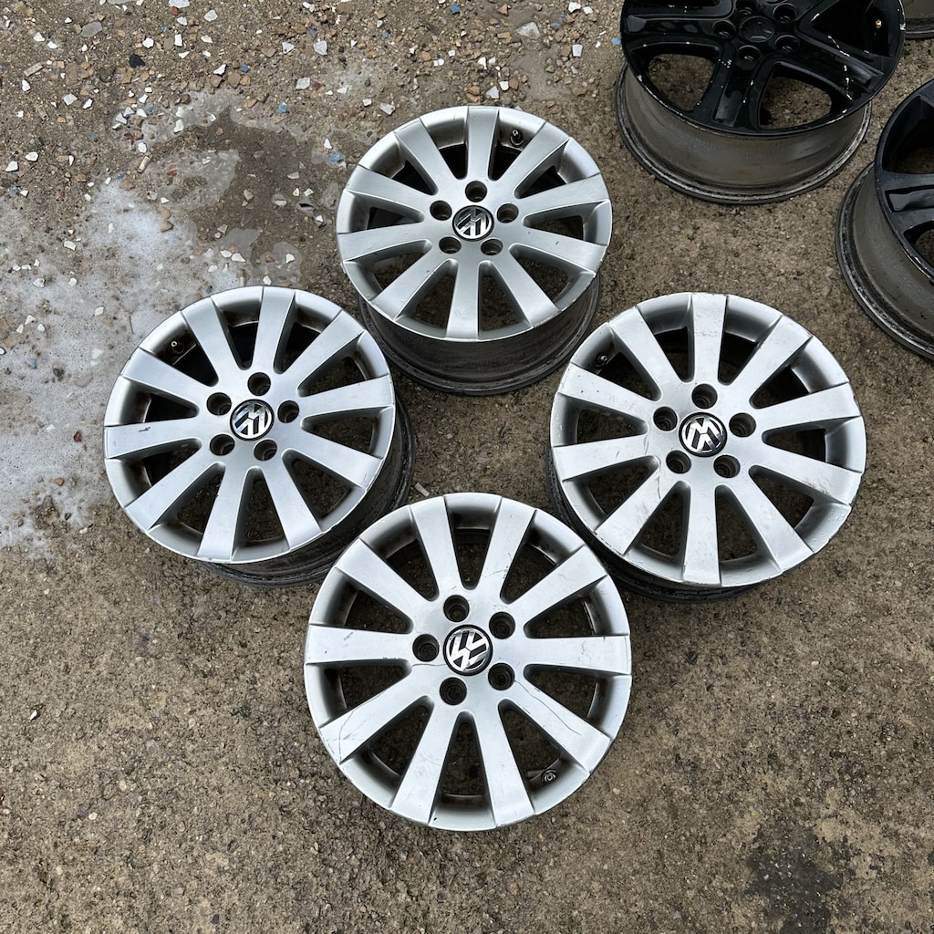 16 inç 5x112 Volkswagen Passat B6 OEM Jant Takımı 2. El - 4