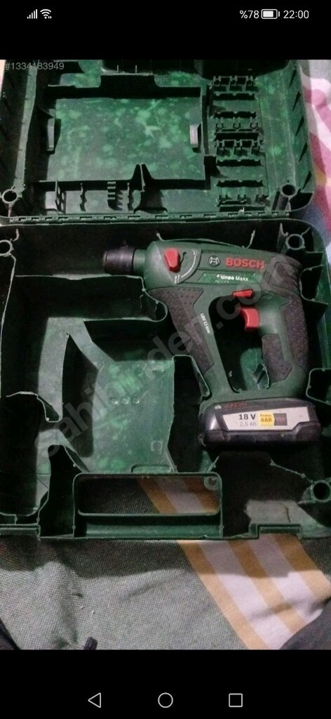 Bosch uneo maxx darbeli şarjlı hilti vidalama - 4