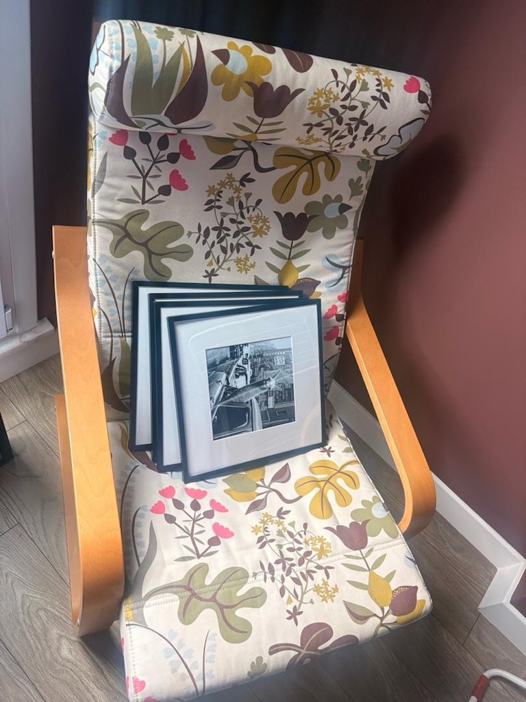 ikea Sallanan Sandalye doğal ahşap gövdeli - 3