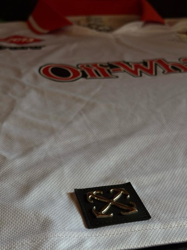 Off-White Eagle Soccer Polo Jersey forma - 4