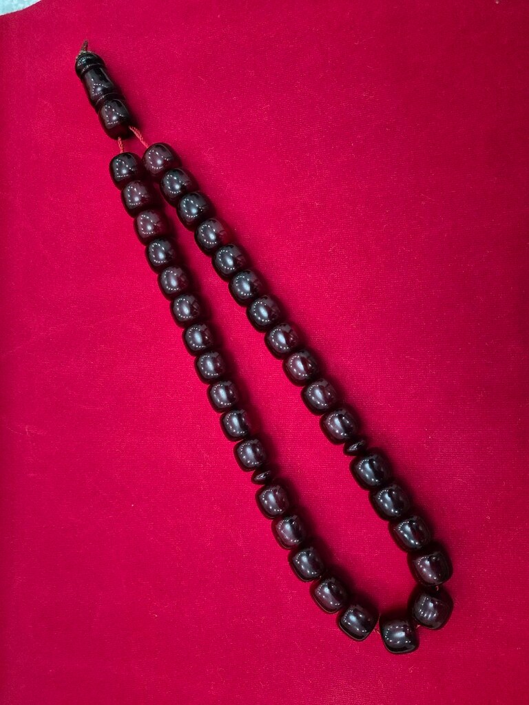 iri boy sıkma kehribar tesbih - 5