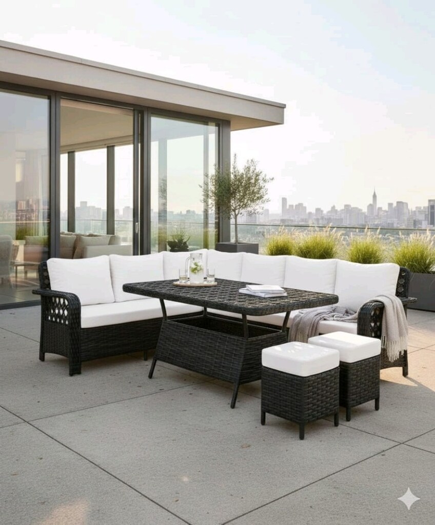 MASA TAKIMI/ BAHÇE TAKIMI/ BALKON TAKIMI /RATTAN BAHÇE MOBİLYASI - 19